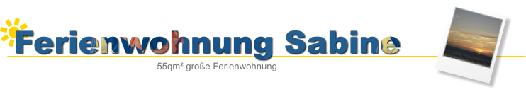Ferienwohnung Sabine 55qm groe Ferienwohnung